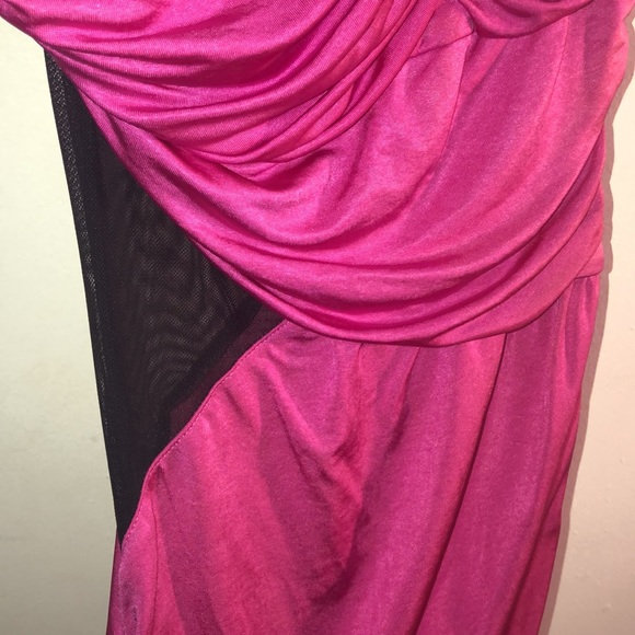 Bebe one strap dress with mesh side - Picture 3 of 3